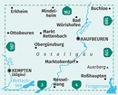 Wandelkaart 188 Ostallgäu - Kaufbeuren | Kompass