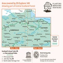 Wandelkaart - Topografische kaart 349 OS Explorer Map Falkirk, Cumbernauld, Livingston | Ordnance Survey