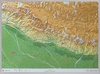 Reliëfkaart Nepal | GeoRelief