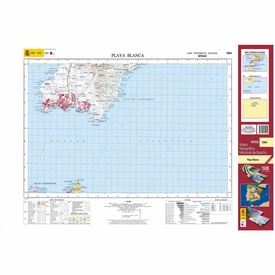 Topografische kaart 1084 MT50 Playa Blanca (Lanzarote) | CNIG - Instituto Geográfico Nacional1