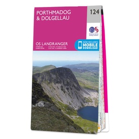 Wandelkaart - Topografische kaart 124 Landranger Dolgellau & Porthmadog - Wales | Ordnance Survey