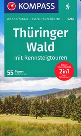 Wandelgids 5260 Wanderführer Thüringer Wald mit Rennsteigtouren | Kompass