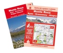 Wandelkaart 08 Monte Rosa | L'Escursionista editore