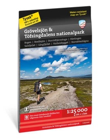 Wandelkaart Hoyfjellskart Grövelsjön & Töfsingdalens nationalpark  | Zweden | Calazo