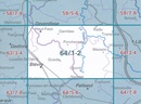 Topografische kaart 64/1-2 Topo25 Bievre | NGI - Nationaal Geografisch Instituut