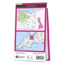 Wandelkaart - Topografische kaart 181 Landranger Minehead & Brendon Hills, Dulverton & Tiverton | Ordnance Survey