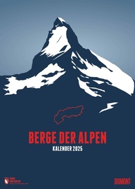 Kalender Berge der Alpen 2025 Wandkalender | Marmota Maps