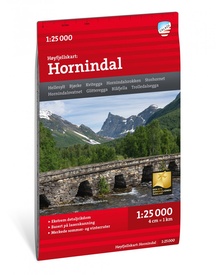 Wandelkaart Hoyfjellskart Hornindal | Noorwegen | Calazo