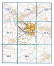 Topografische kaart - Wandelkaart 34F Enschede | Kadaster