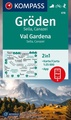 Wandelkaart 616 Gröden - Val Gardena - Sella - Canazei | Kompass