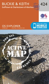 Wandelkaart - Topografische kaart 424 OS Explorer Map | Active Buckie / Keith | Ordnance Survey