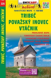 Fietskaart 225 Tribeč, Považský Inovec, Vtáčnik  | Shocart