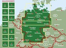 Wegenkaart - landkaart Deutschland Autobahnkarte Duitsland | Freytag & Berndt