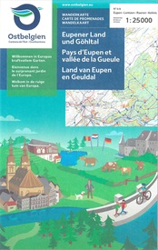 Wandelkaart 060 Land van Eupen, Geuldal - Hoge Venen - Ardennen | NGI - Nationaal Geografisch Instituut