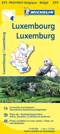 Wegenkaart - landkaart 377 Luxembourg - Luxemburg | Michelin