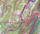 Fietskaart - Wandelkaart 89026 Grandes traversees du Jura met GR-5 | IGN - Institut Géographique National