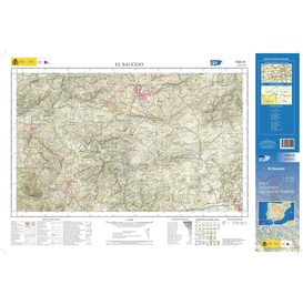 Topografische kaart 1022-III El Saucejo | CNIG - Instituto Geográfico Nacional1