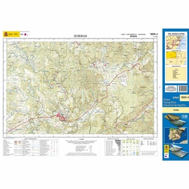 Topografische kaart 1031-I Sorbas | CNIG - Instituto Geográfico Nacional1