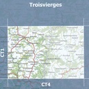 Topografische kaart - Wandelkaart CT02 CT LUX Troisverges | Topografische dienst Luxemburg