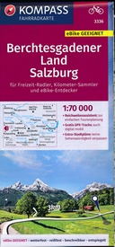 Fietskaart 3336 Berchtesgadener Land - Salzburg | Kompass