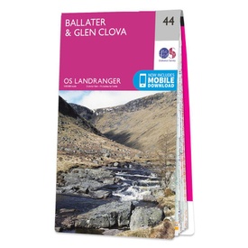 Wandelkaart - Topografische kaart 044 Landranger Ballater & Glen Clova | Ordnance Survey