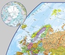 Wereldkaart (60) World Pacific-centred Wall Map 136 x 100 cm | Maps International