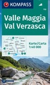 Wandelkaart 110 Valle Maggia - Val Verzasca | Kompass