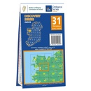 Topografische kaart - Wandelkaart 31 Discovery Mayo (CENT) | Ordnance Survey Ireland