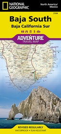 Wegenkaart - landkaart 3104 Adventure Map Baja California South - Baja Californië Zuid | National Geographic