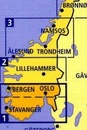 Wegenkaart - landkaart 1 Sud-Norwegen Oslo - Stavanger - Bergen | Kümmerly & Frey