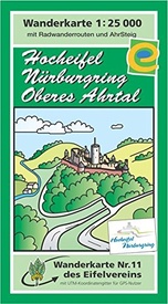 Wandelkaart 11 Hocheifel - Nürburgring - Oberes Ahrtal | Eifelverein