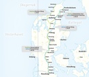 Wandelatlas - Fietsatlas Outdooratlas Hærvejen - Heerweg | Denemarken | Calazo