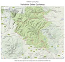 Fietskaart Yorkshire Dales Cycleway | Harvey Maps