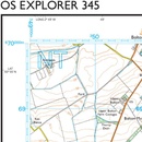 Wandelkaart - Topografische kaart 345 OS Explorer Map Lammermuir Hills | Ordnance Survey