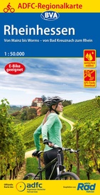 Fietskaart ADFC Regionalkarte Rheinhessen | BVA BikeMedia