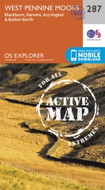 Wandelkaart 287 OS Explorer Map | Active West Pennine Moors / Blackburn | Ordnance Survey