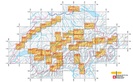 Overzicht wandelkaarten (geplastificeerd) 1:33.333 Zwitserland