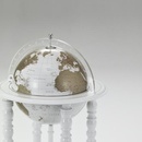 Barglobe - Wereldbol Elegance White - Wit | Zoffoli