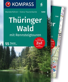 Wandelgids 5260 Wanderführer Thüringer Wald mit Rennsteigtouren | Kompass