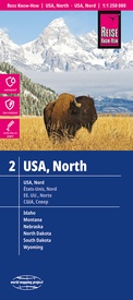 Wegenkaart - landkaart 2 USA . Noord: Idaho - Montana - Wyoming - North Dakota - South Dakota - Nebraska | Reise Know-How Verlag