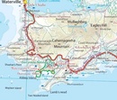 Wegenkaart - landkaart - Fietskaart Kerry (Ierland) | Xploreit Maps