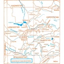 Wandelkaart - Topografische kaart Fann Mountains | EWP