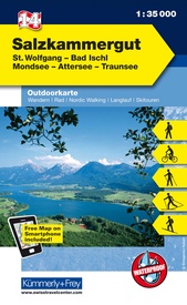 Wandelkaart 14 Outdoorkarte AT Salzkammergut | Kümmerly & Frey