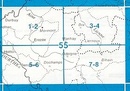 Wandelkaart - Topografische kaart 55/7-8 Topo25 Odeigne | NGI - Nationaal Geografisch Instituut