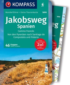 Wandelgids - Pelgrimsroute 5890 Jakobsweg Spanien -  Camino Francés | Kompass