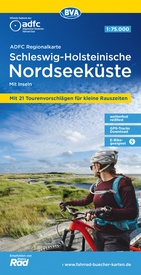 Fietskaart ADFC Regionalkarte Schleswig-Holsteinische Nordseeküste | BVA BikeMedia