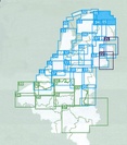 Overzicht fietskaarten FALK België 1:50.000