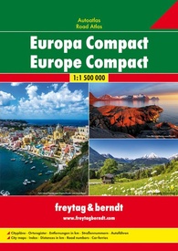 Wegenatlas Europa compact atlas | Freytag & Berndt