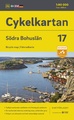 Fietskaart 17 Cykelkartan Södra Bohuslän - Bohuslän South | Norstedts