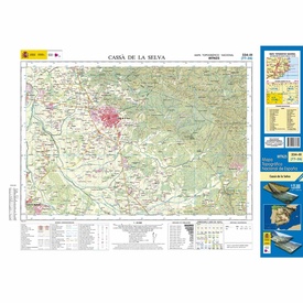 Topografische kaart 334-III Cassá de la Selva | CNIG - Instituto Geográfico Nacional1